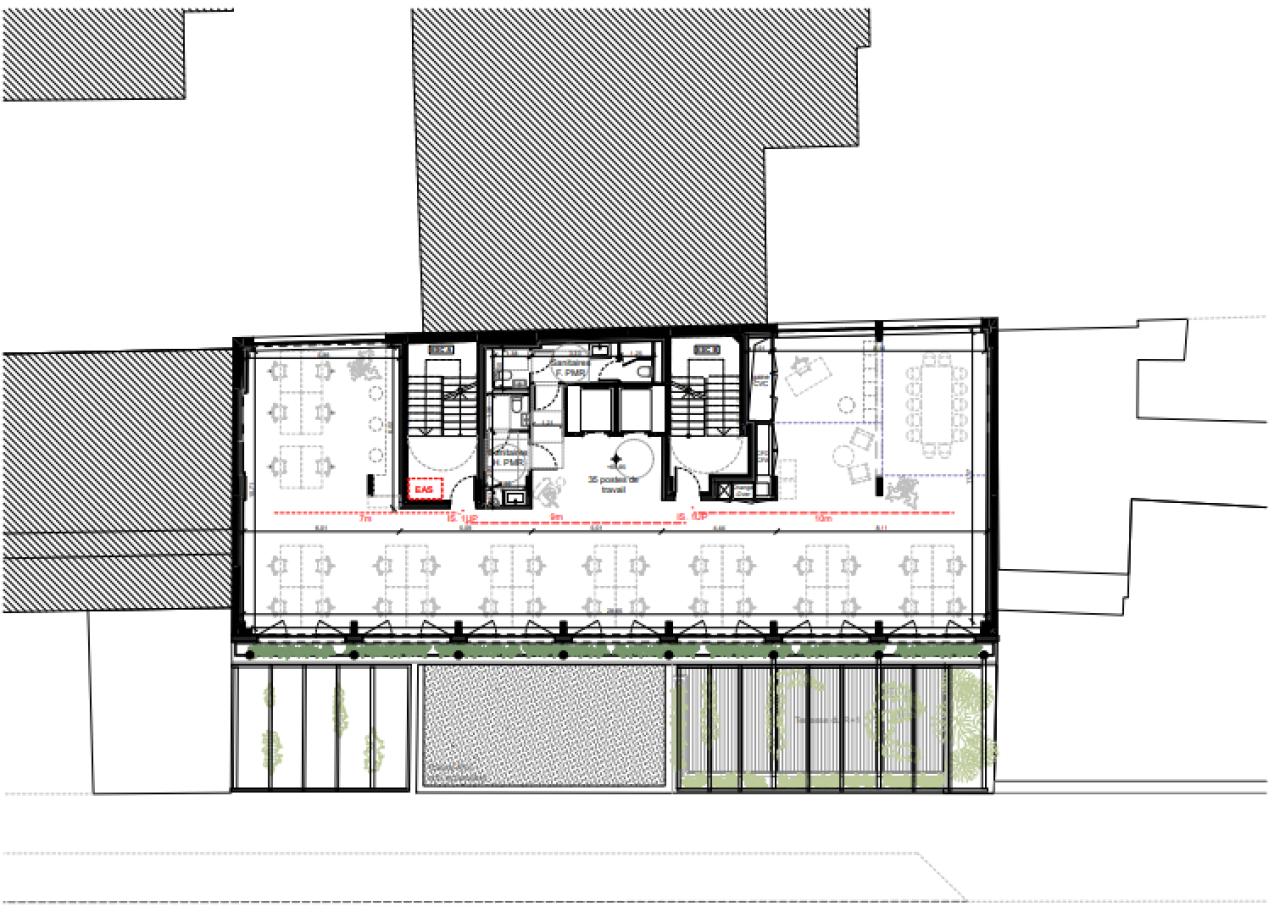 Bureau Paris 2733m² Location bureau Paris OLBUR2107222 9